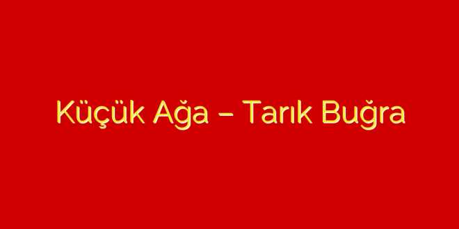 Tarık Buğra Küçük Ağa Kitabının Özeti