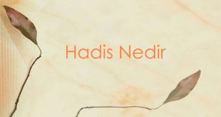 Hadis Nedir